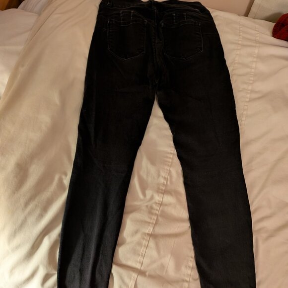 Wax Jeans Butt I Love You - Stretchy Denim Lifted High Waist Push-Up Jeans - Picture 6 of 6